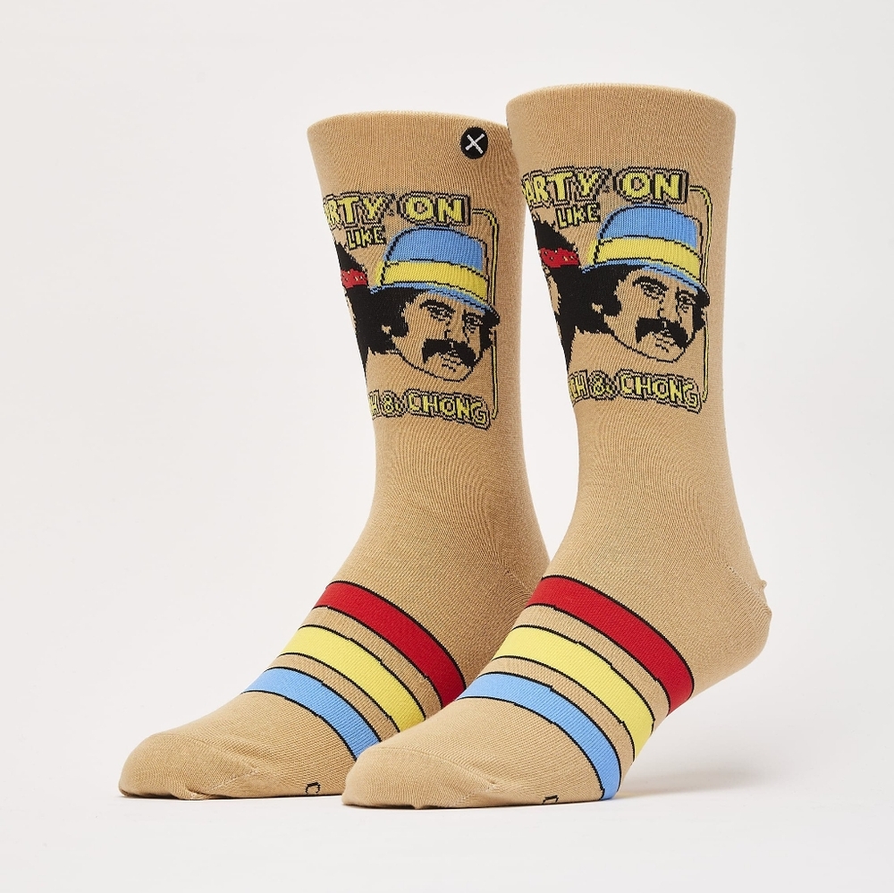 NEW MENS ODD SOX CHEECH & CHONG CREW SOCKS